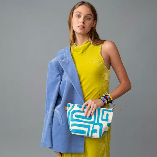 XLarge Pouch - Azure Kuba lifestyle image