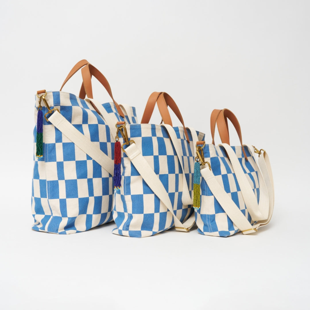 Commuter Bag - Chambray Checker