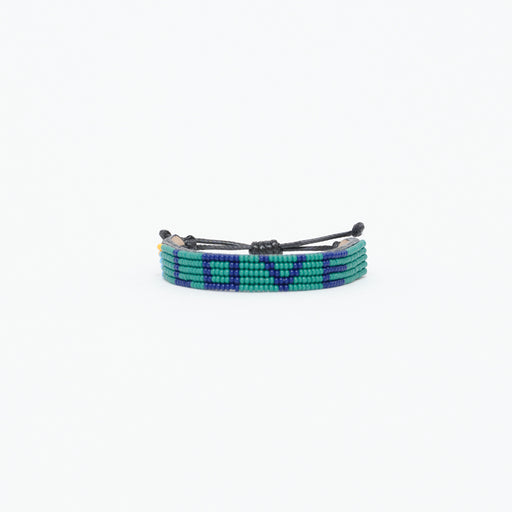LOVE Bracelet - Green/Navy
