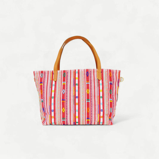 Samburu Tote - Fez Beaded Stripe