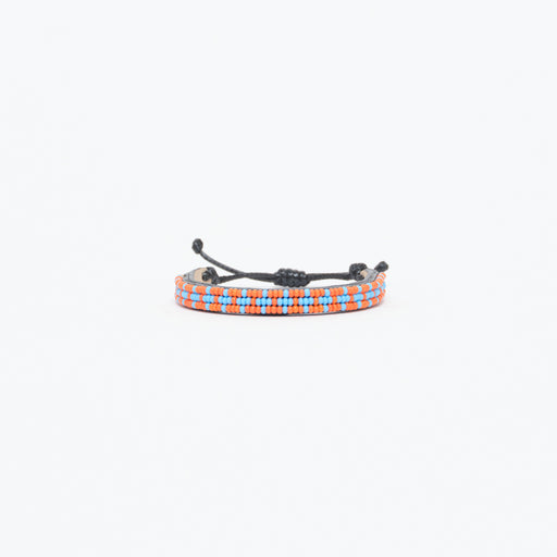 Msalaba Bracelet - Orange/Light Blue