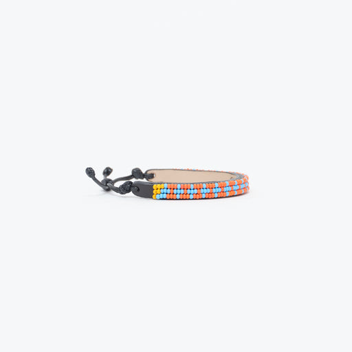 Msalaba Bracelet - Orange/Light Blue lifestyle image