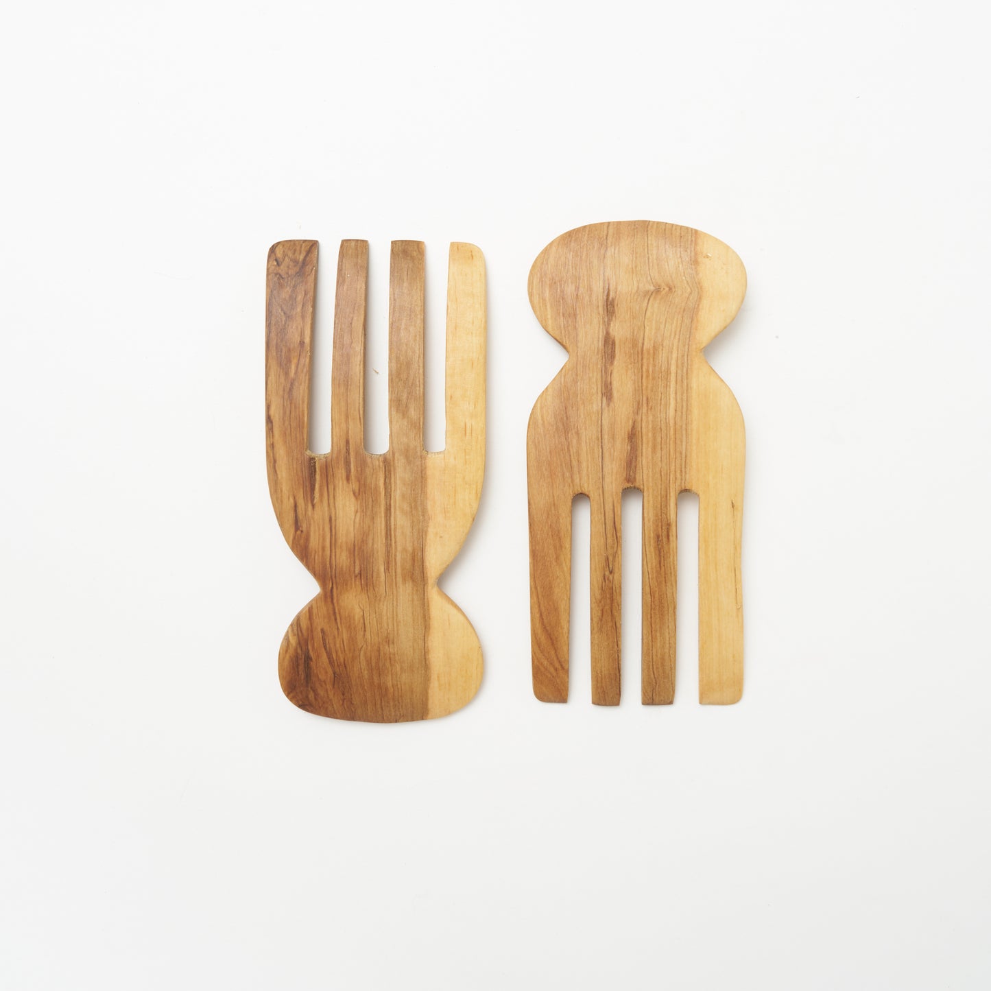 Wooden Salad Tongs