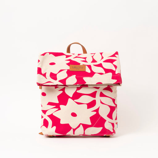 Inverse Flower Chain Backpack - Peony/Eggshell