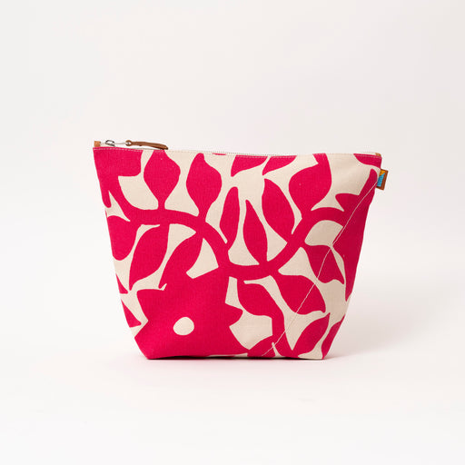 Jumbo Pouch - Peony Flower Chain