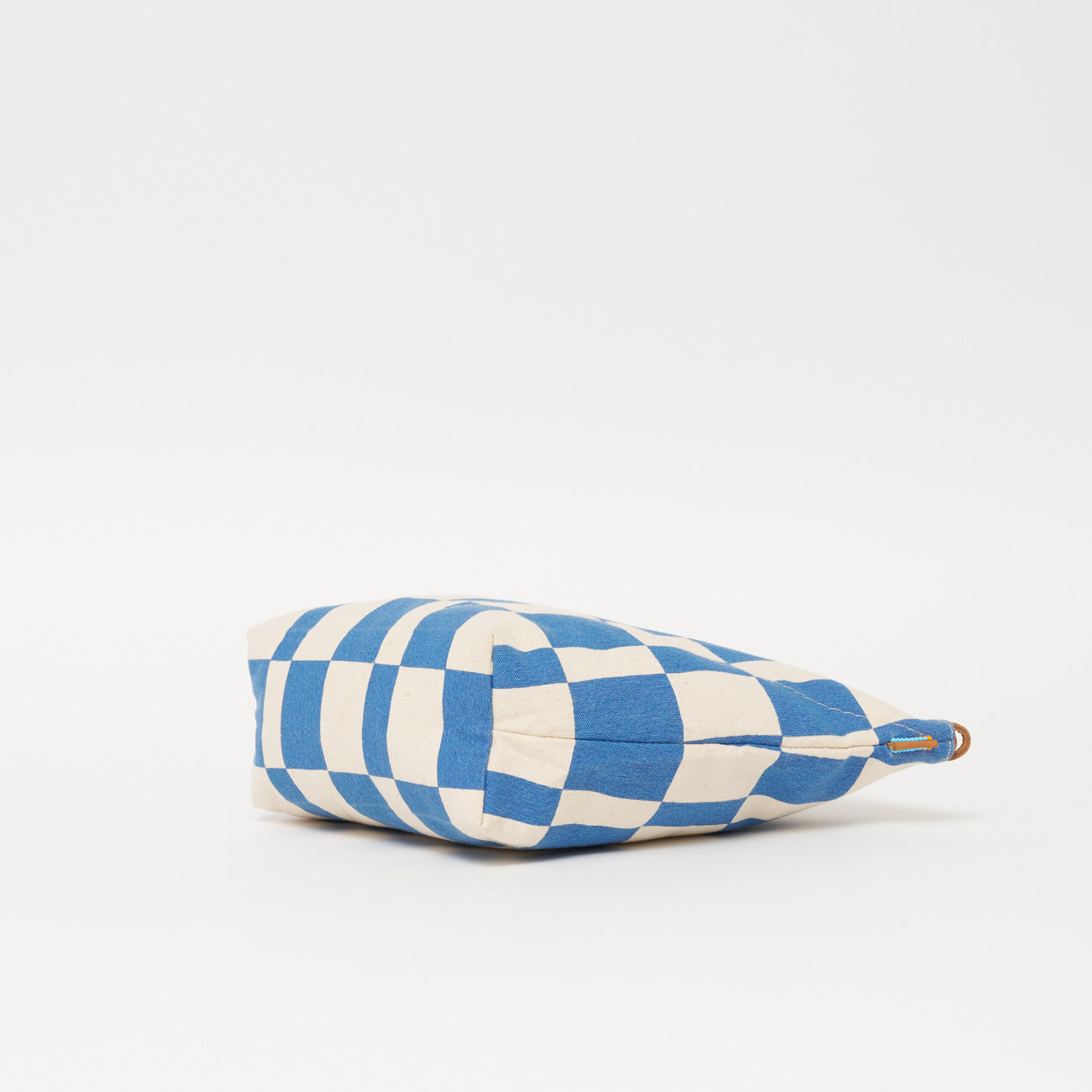 Jumbo Convertible Pouch - Chambray Checker