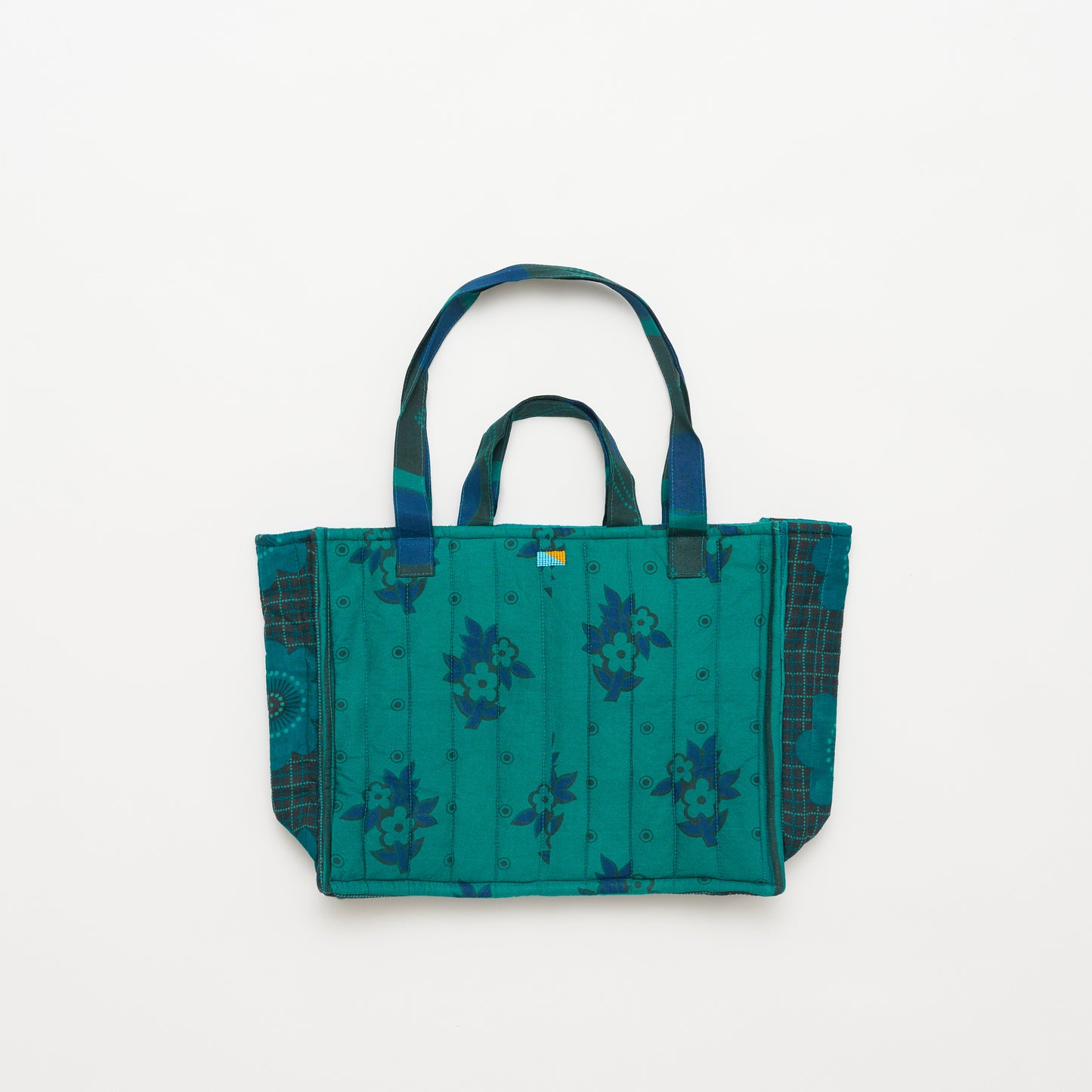 Kanga Tote with Beaded Love - Sage
