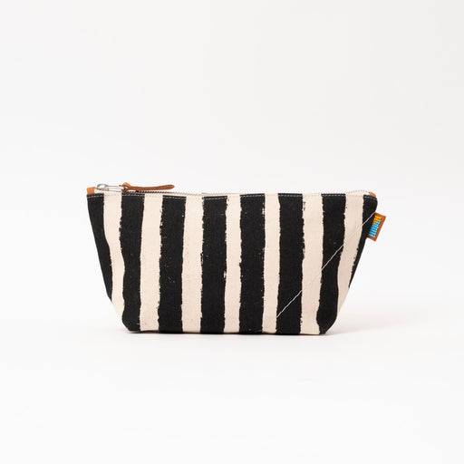 Large Pouch - Black Brushstroke