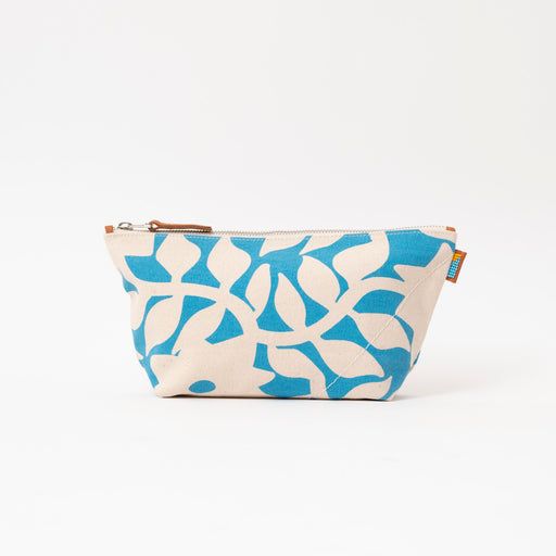 Large Pouch - Azure Flower Chain