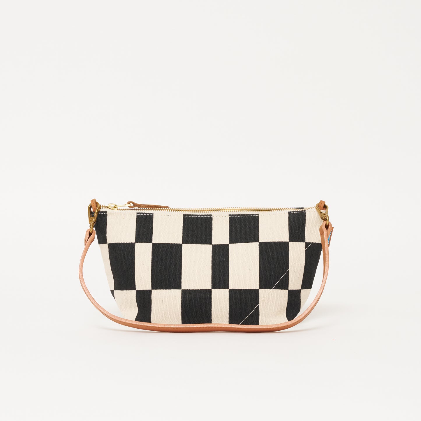 Large Convertible Pouch - Black Checker