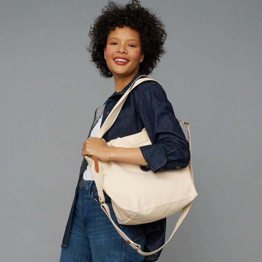 Karibu Tote - Medium- Natural