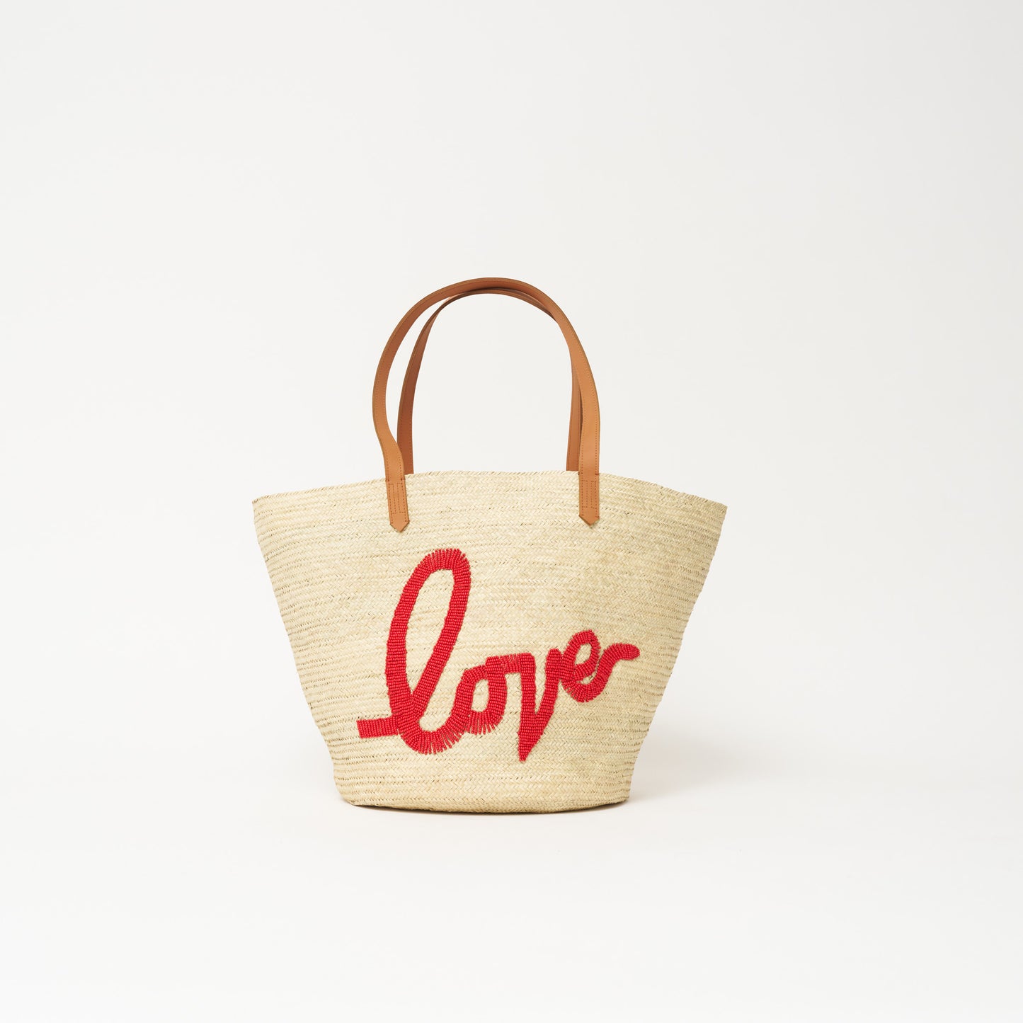 Palma Tote - Beaded Red Love