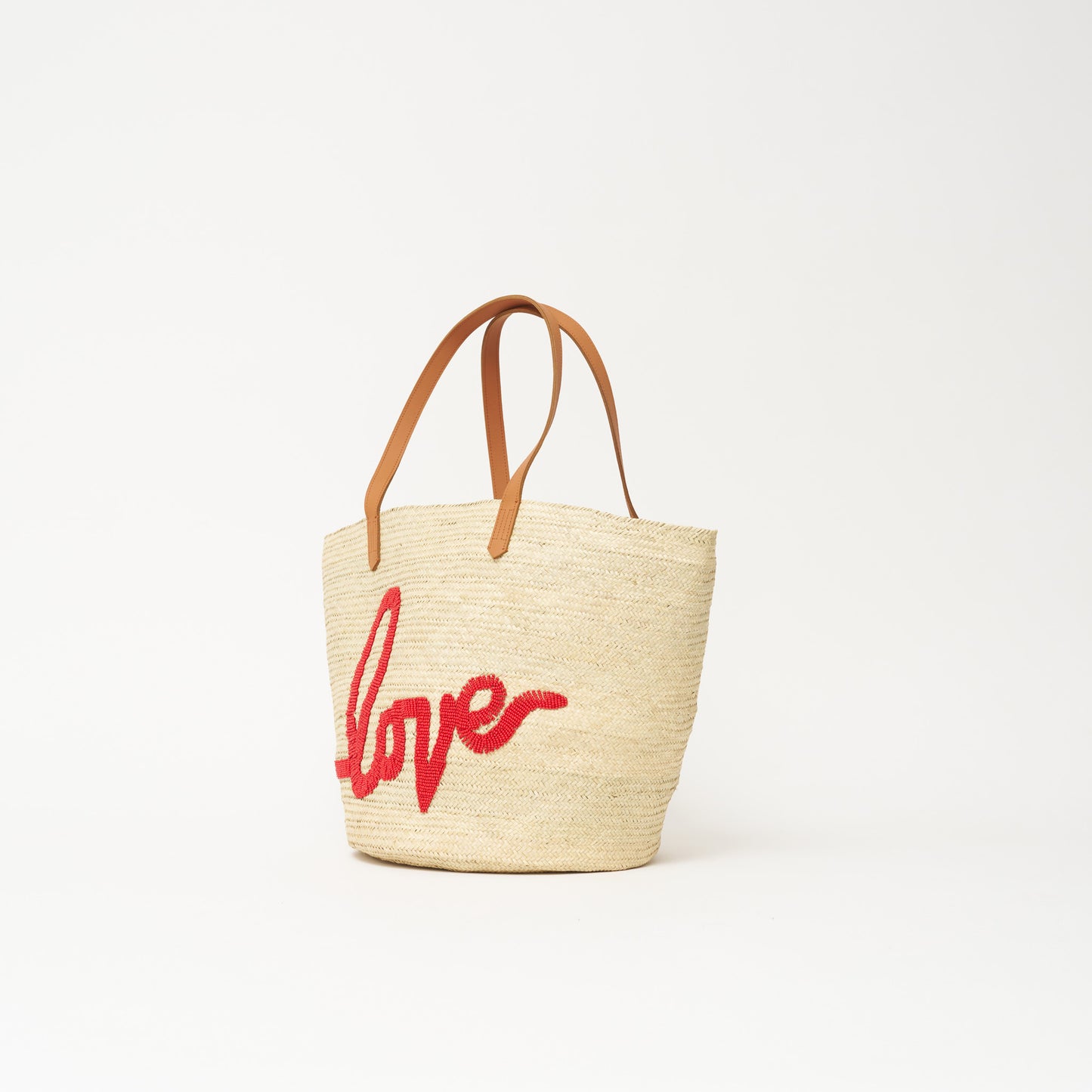 Palma Tote - Beaded Red Love