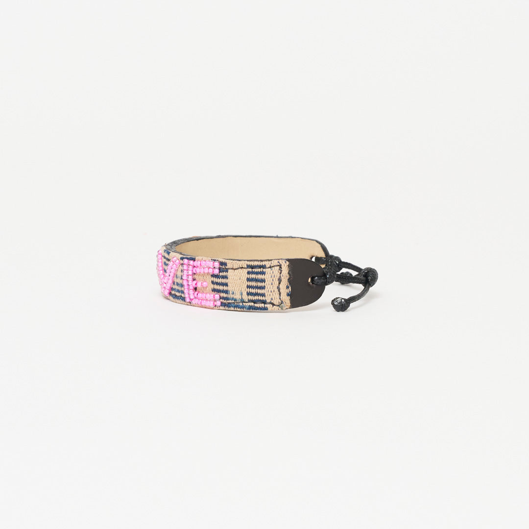 Mara Baule LOVE Bracelet - Bubblegum Pink