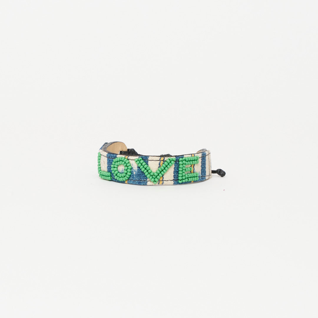 Mara Baule LOVE Bracelet - Apple Green
