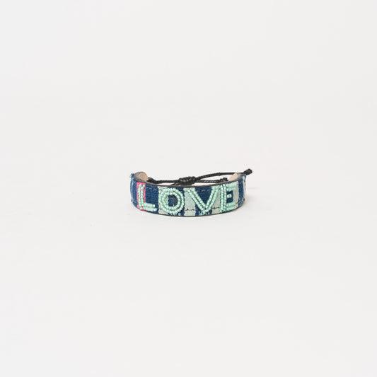Mara Baule LOVE Bracelet - Mint