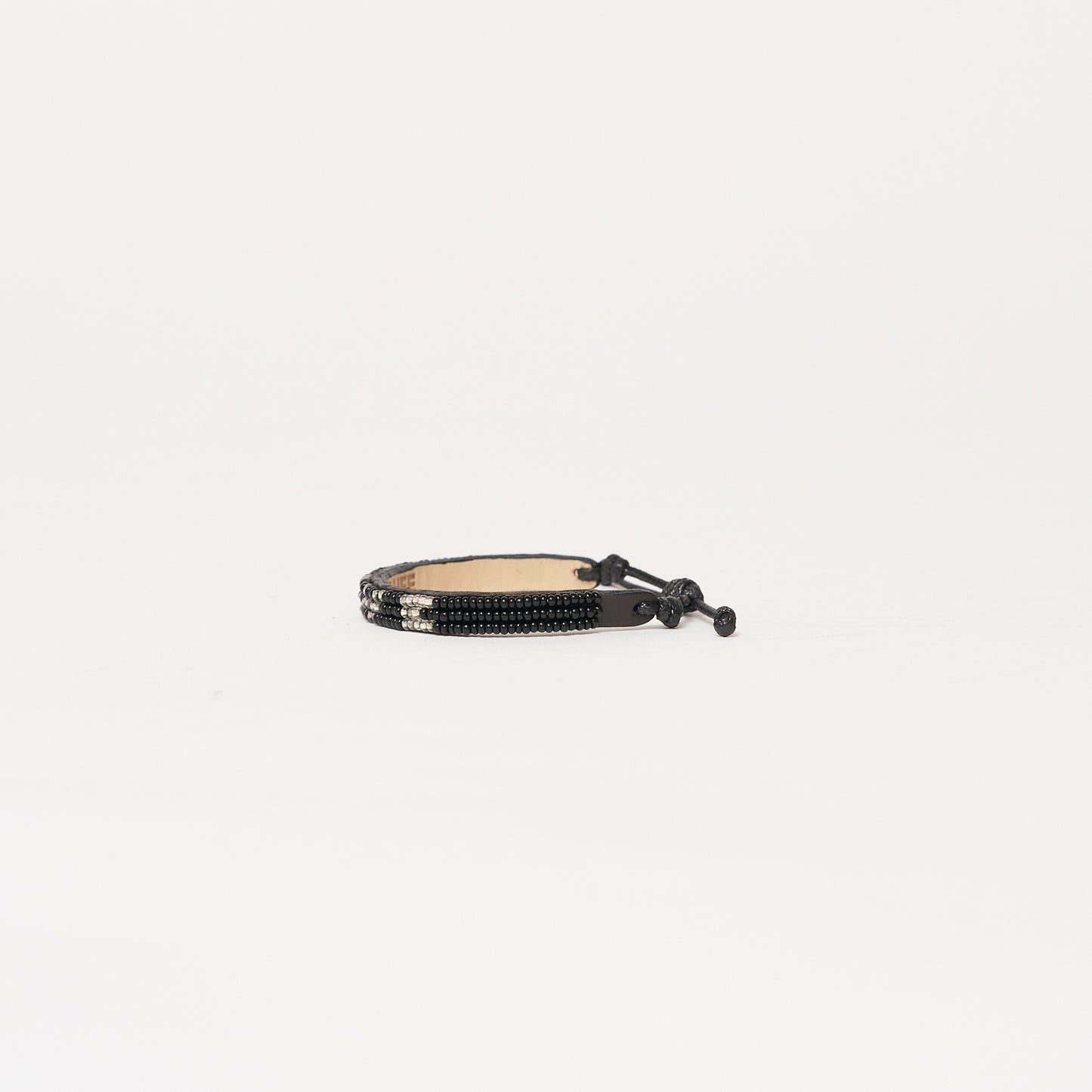 Skinny LOVE Bracelet - Black/Silver