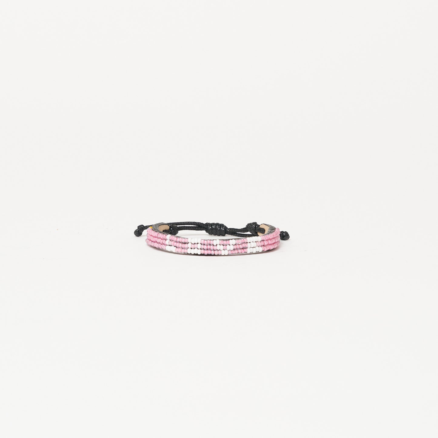 Skinny LOVE Bracelet - Pearly Pink/White