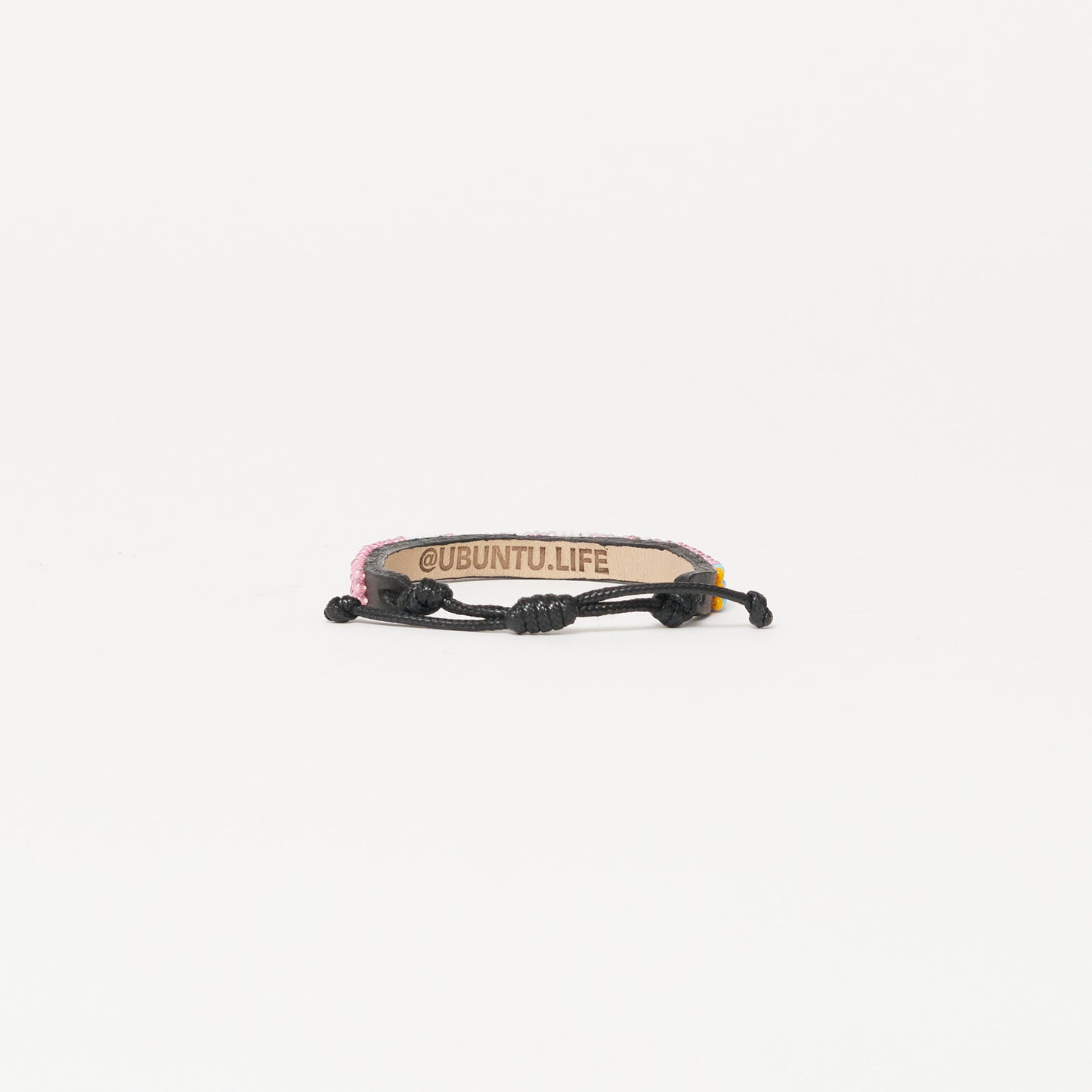 Skinny LOVE Bracelet - Pearly Pink/White