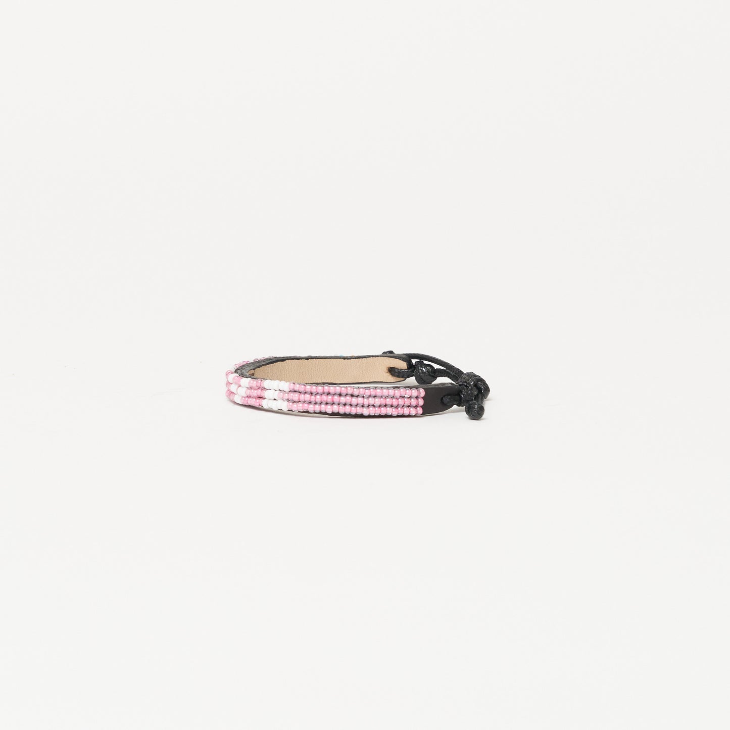 Skinny LOVE Bracelet - Pearly Pink/White