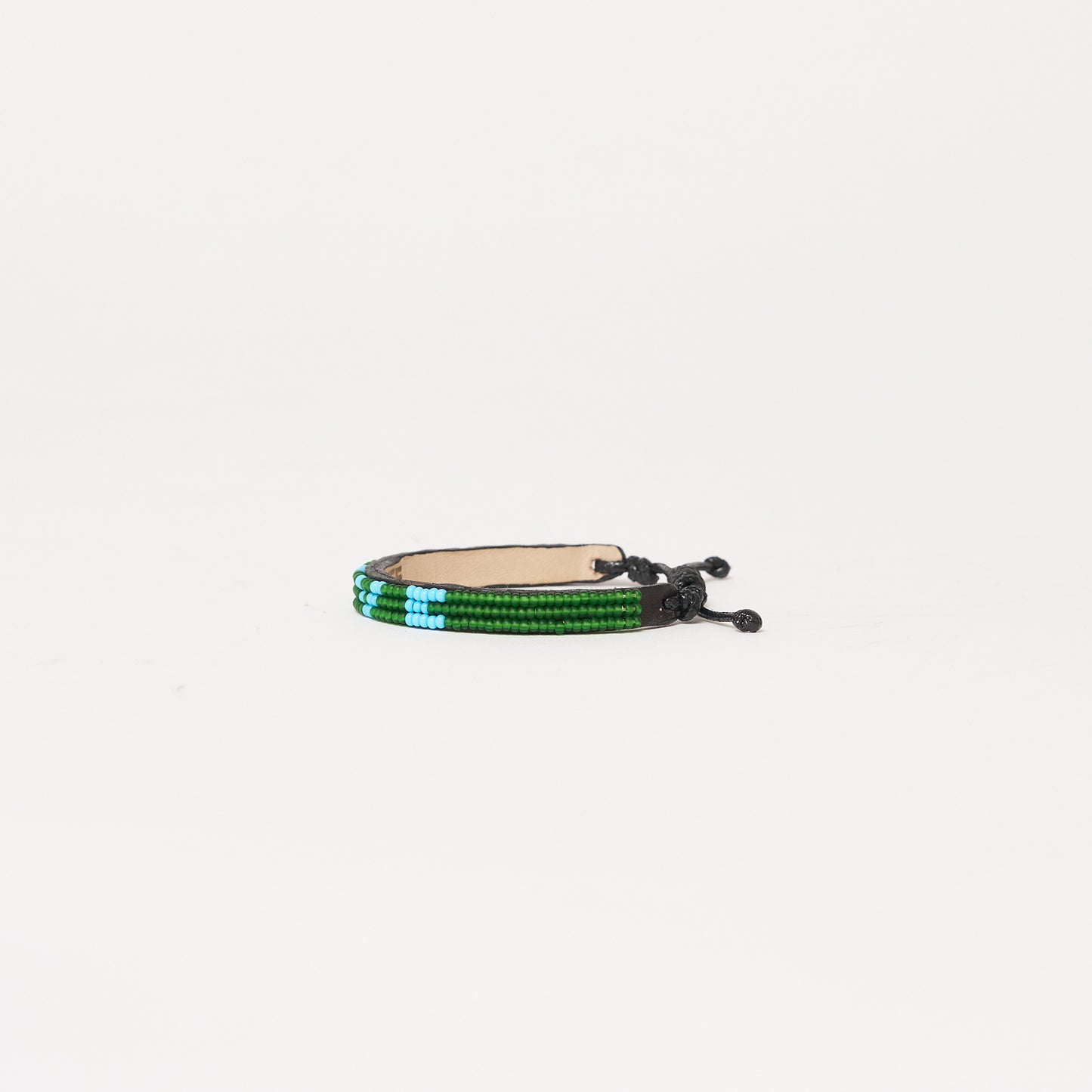 Skinny LOVE Bracelet - Green/Light Blue