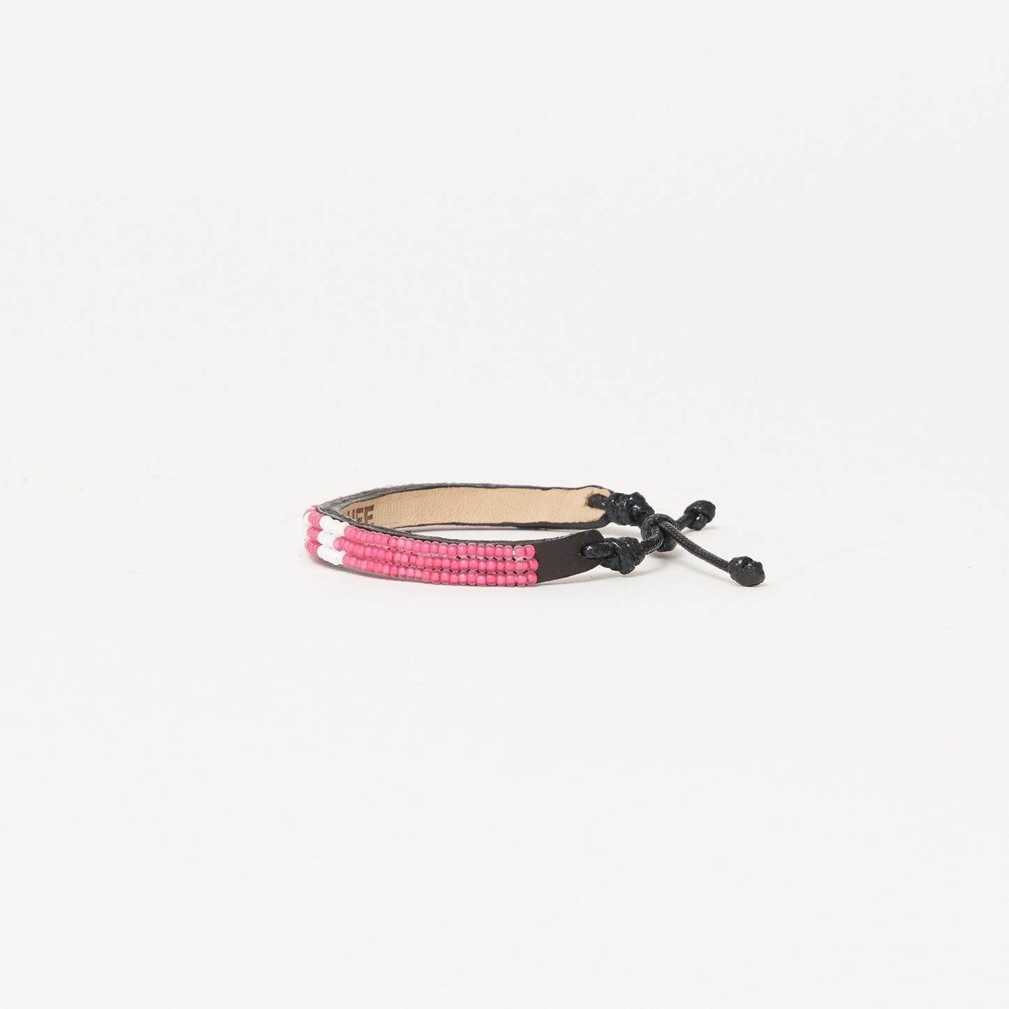 Skinny LOVE Bracelet - Summer Pink/White