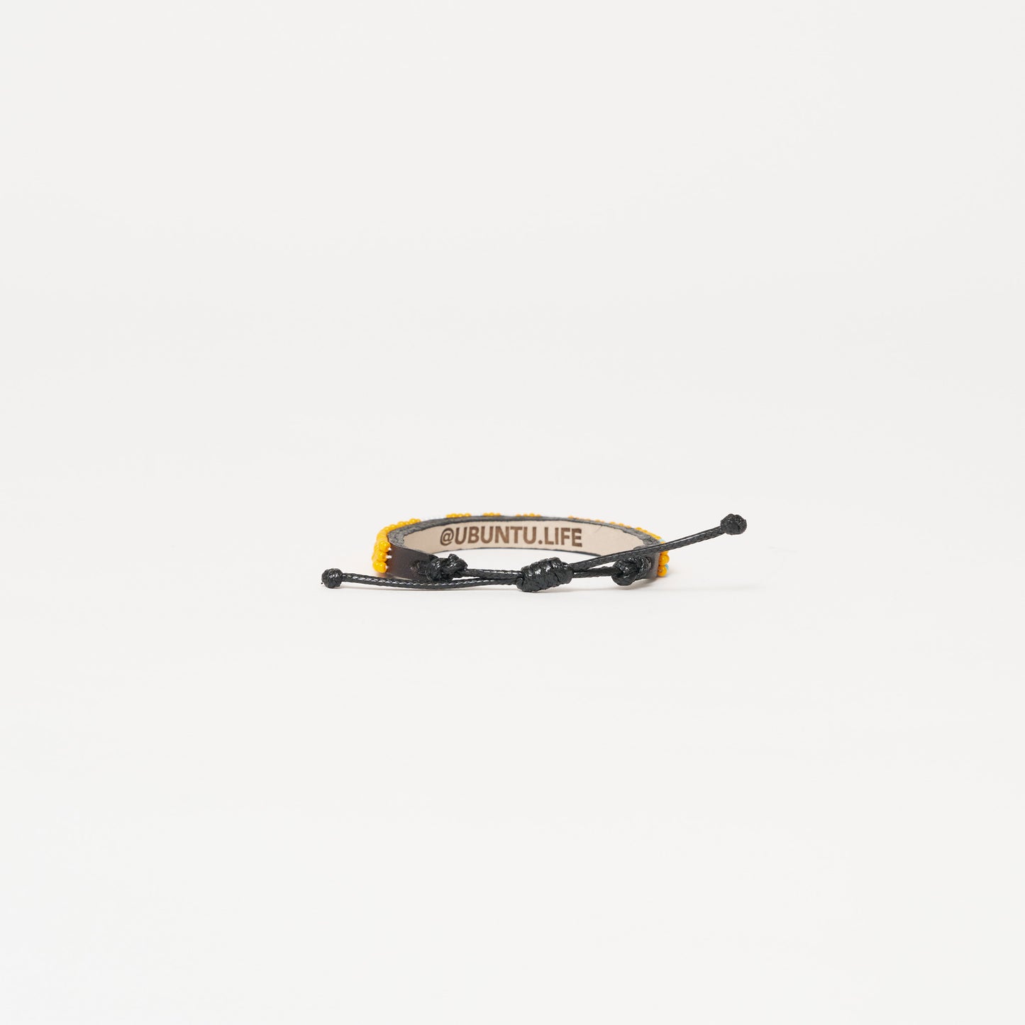 Skinny LOVE Bracelet - Orange/White