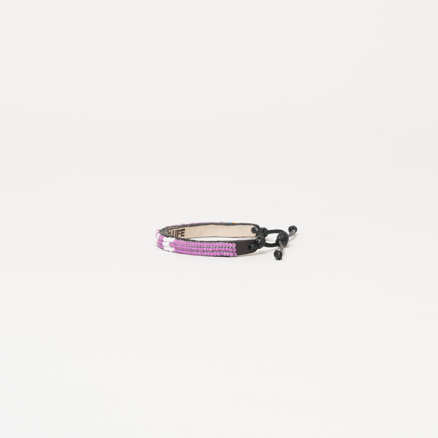 Skinny LOVE Bracelet - Purple/White