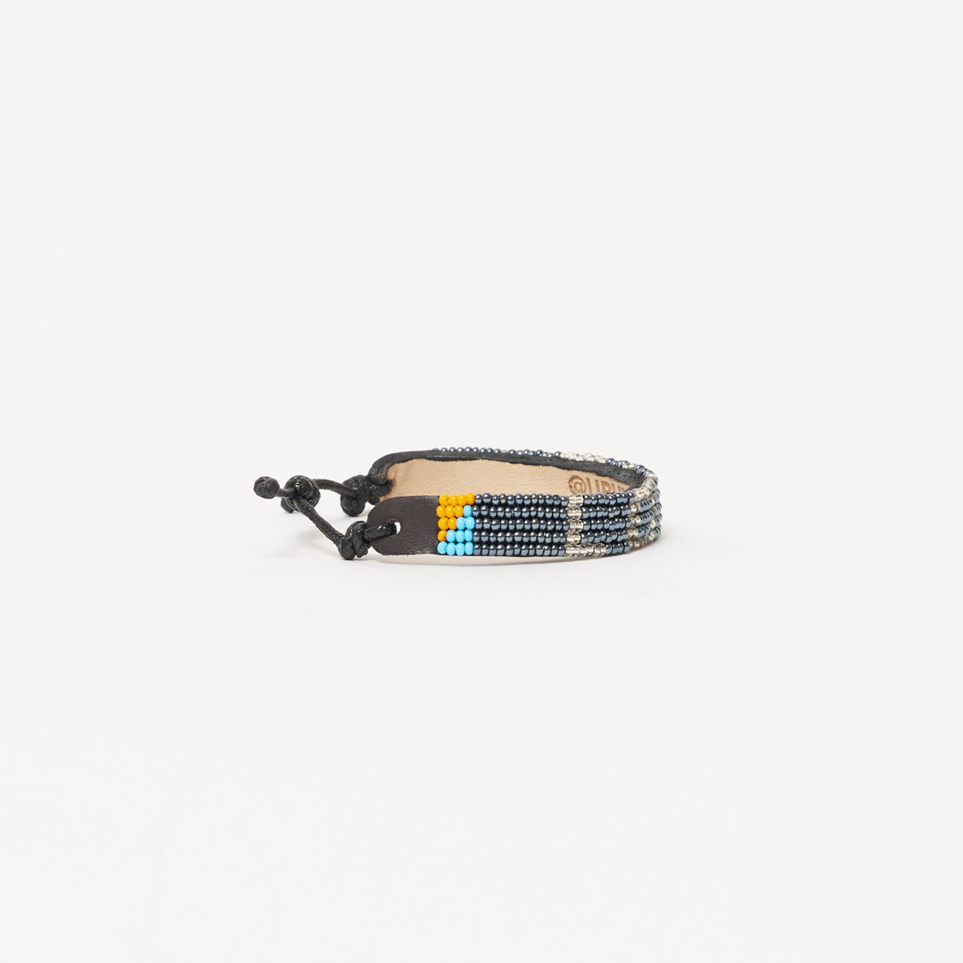 LOVE Bracelet - Gunmetal/Silver