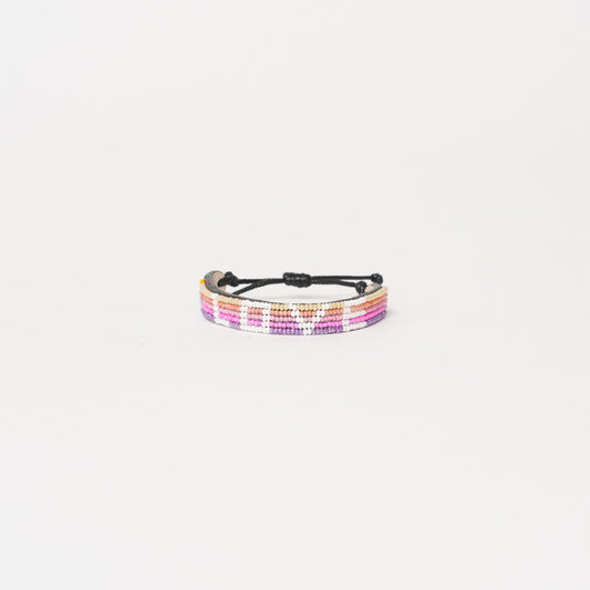LOVE Bracelet - Pink Multi Stripe
