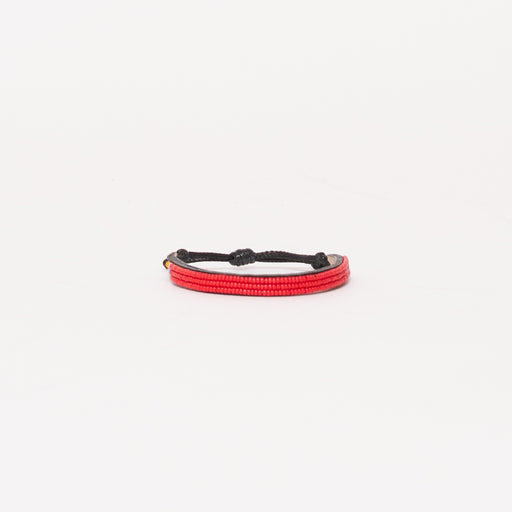 Skinny Solid Bracelet - Deep Red