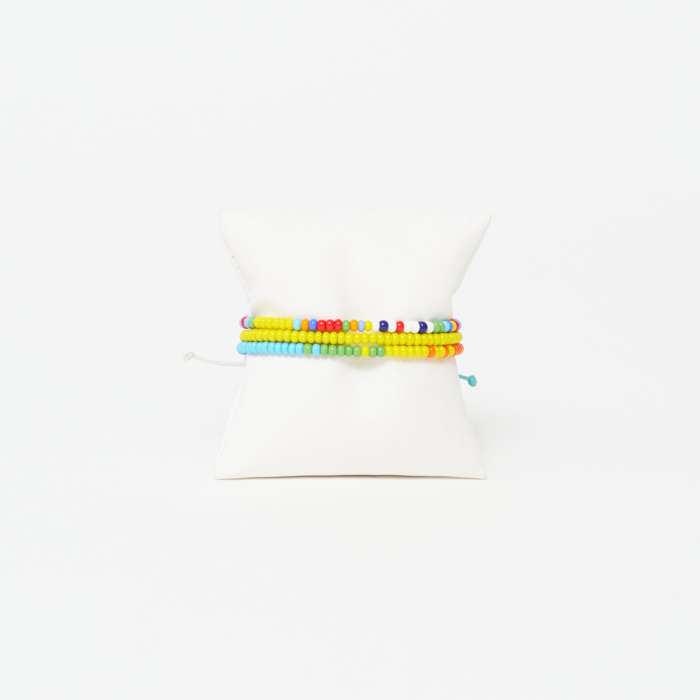 Single Strand Bracelet 3-Pack - Rainbow