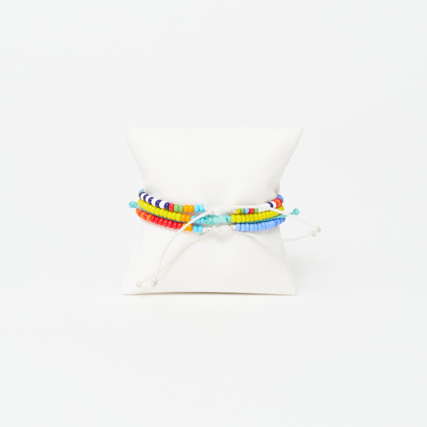 Single Strand Bracelet 3-Pack - Rainbow