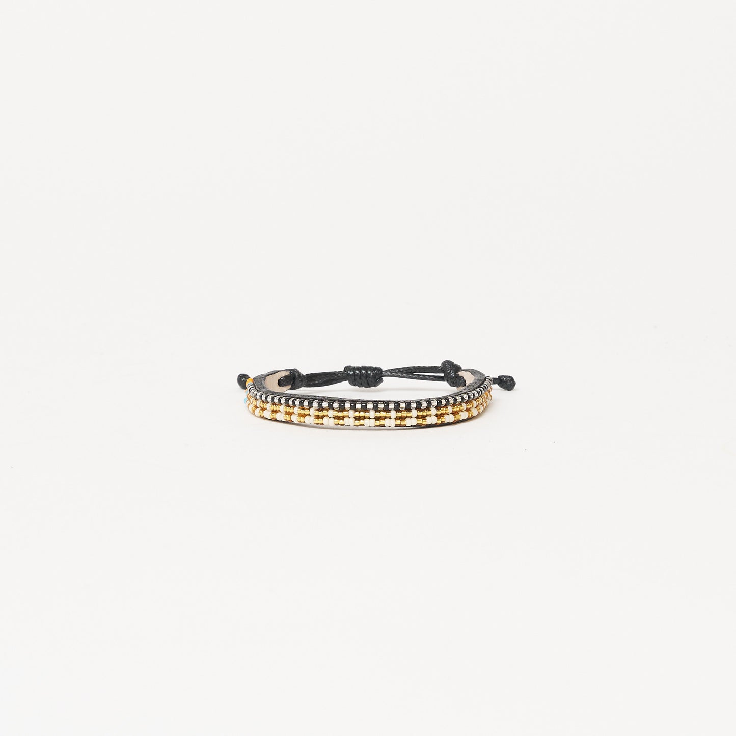 Skinny Mchanga Bracelet - Black/Gold
