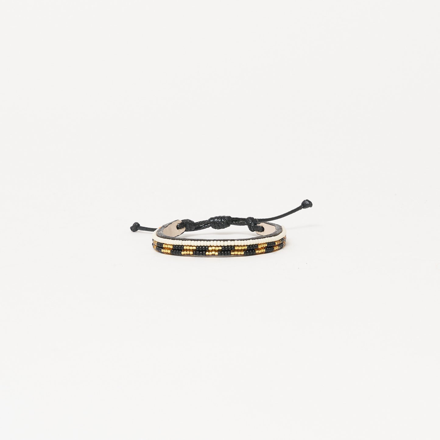 Skinny Mstari Bracelet - Black/Gold