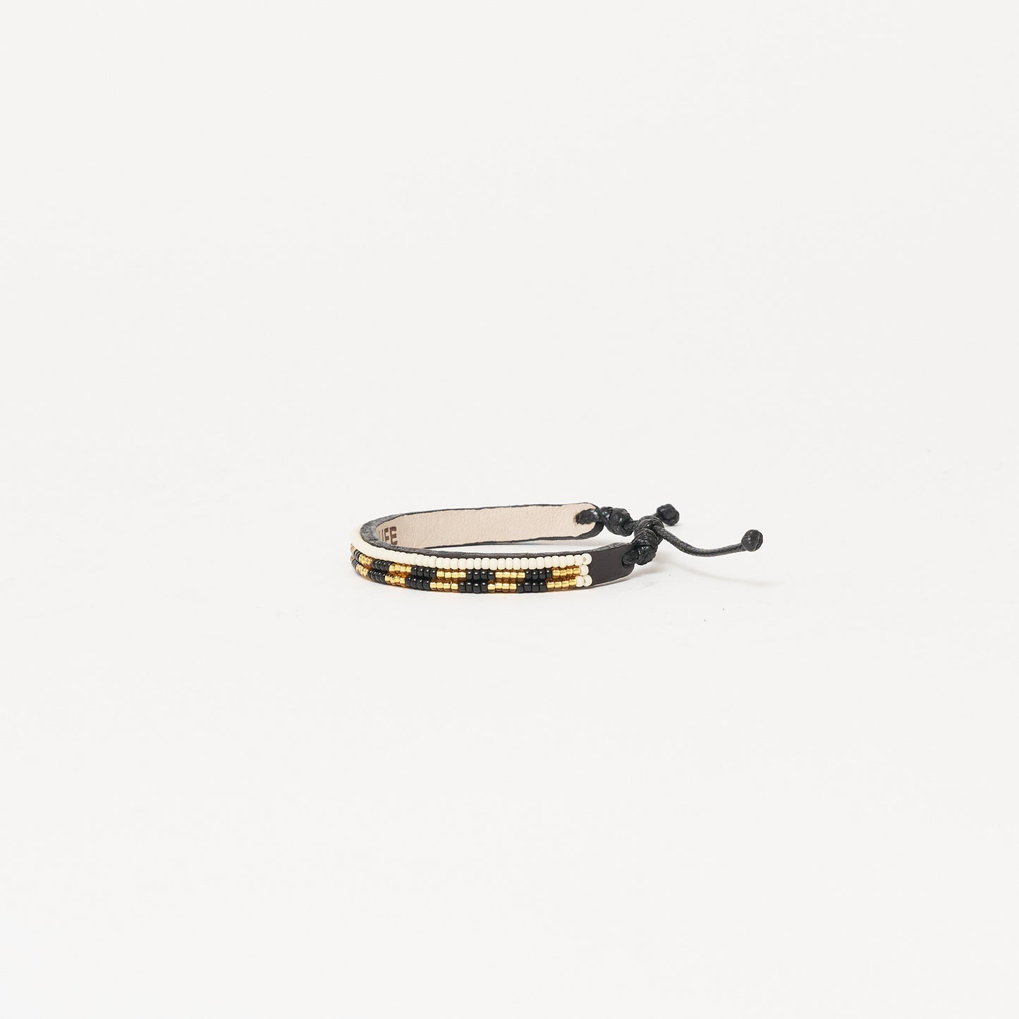 Skinny Mstari Bracelet - Black/Gold