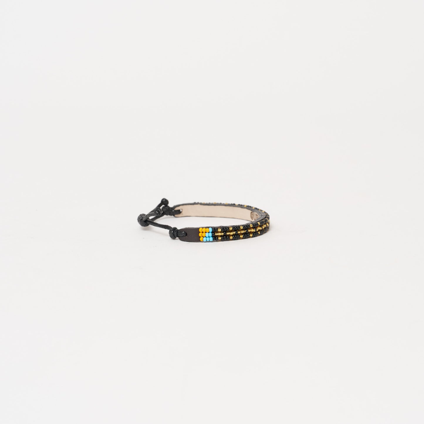 Skinny Msalaba Bracelet - Black/Gold