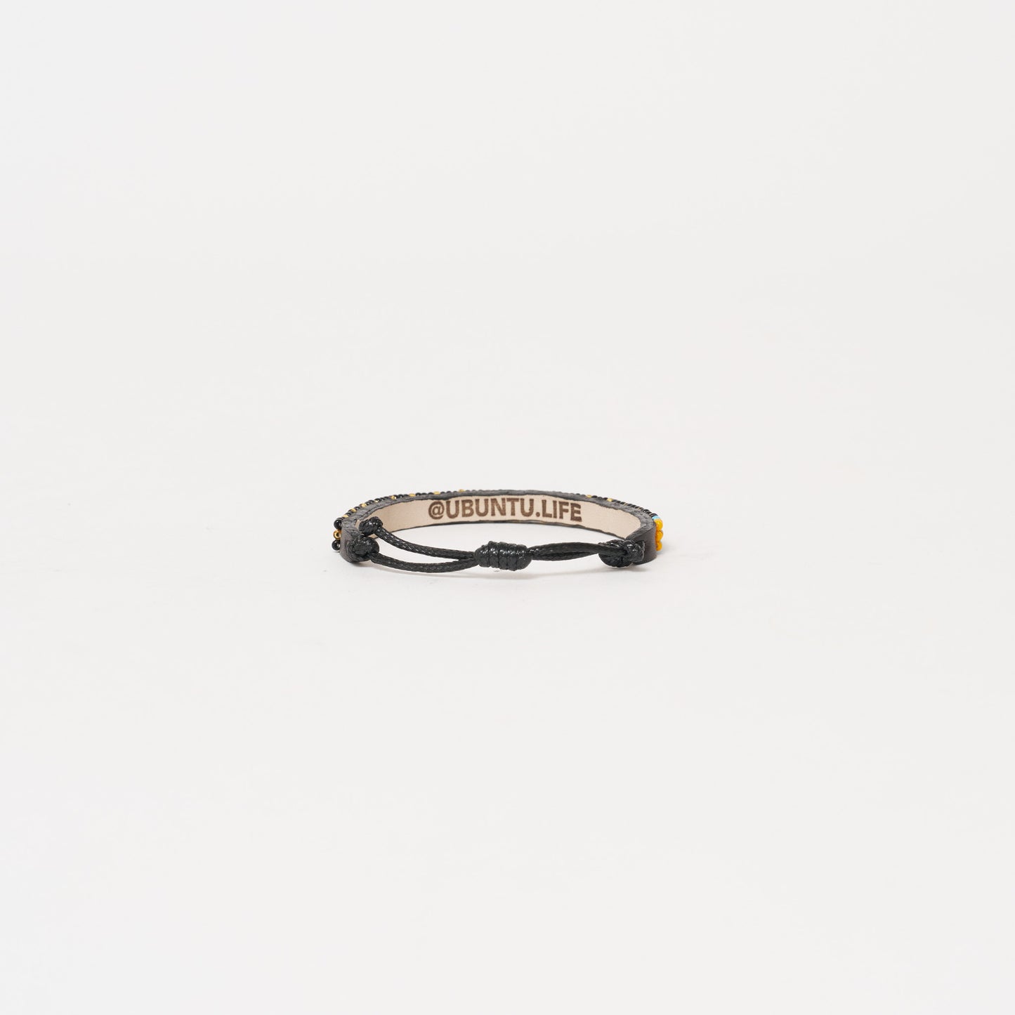 Skinny Msalaba Bracelet - Black/Gold