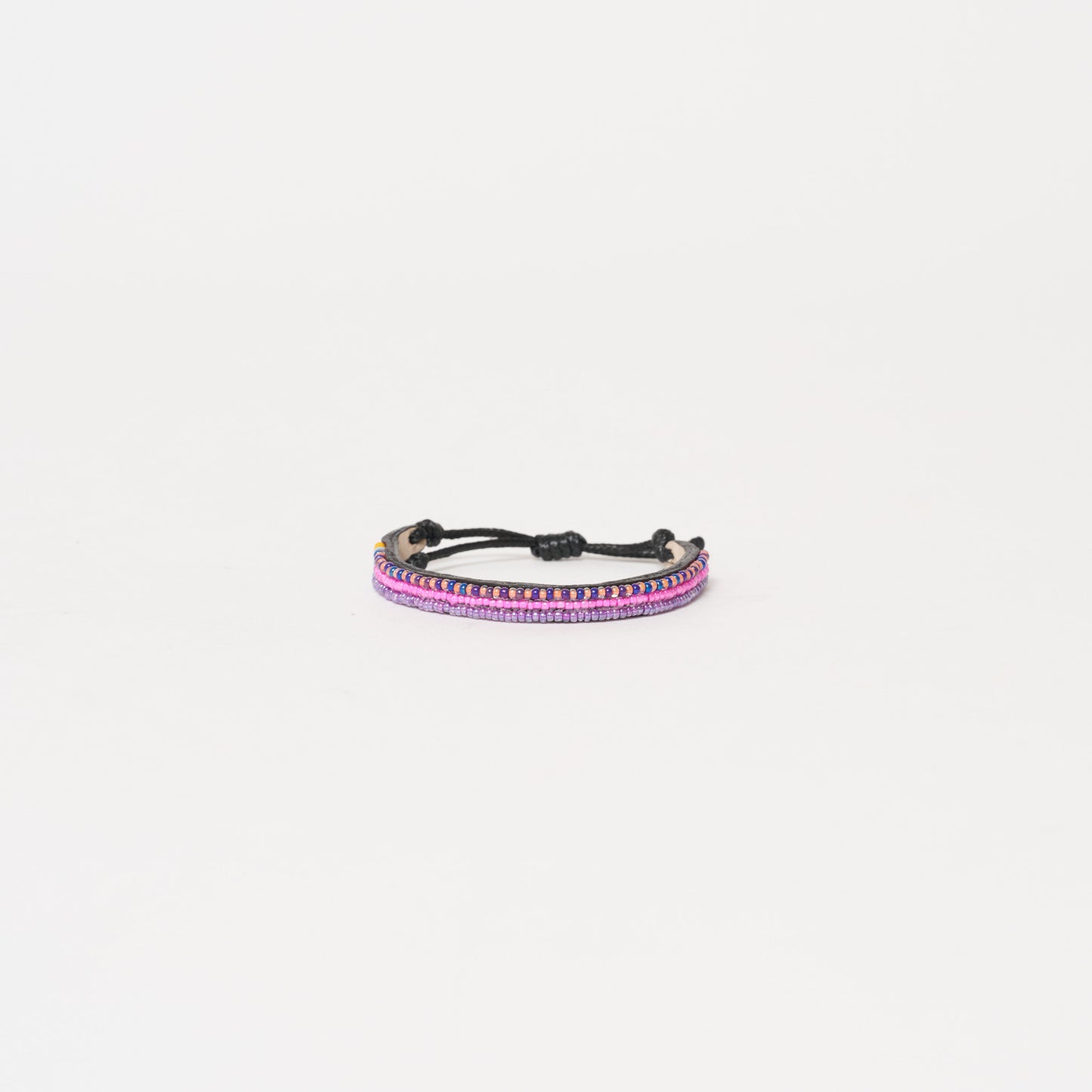 Skinny Pattern Bracelet - Purple/Pink Multi