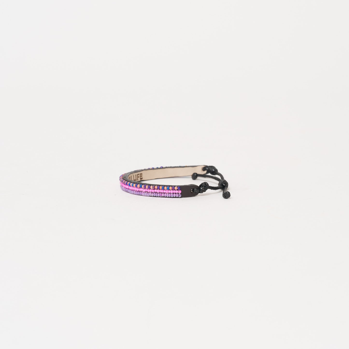 Skinny Pattern Bracelet - Purple/Pink Multi