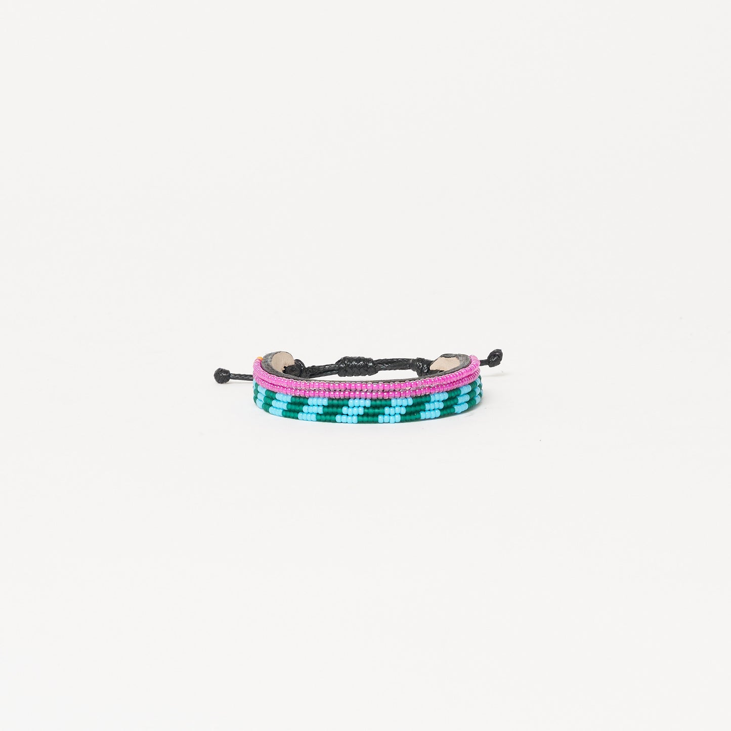 Mstari Bracelet - Pink/Green Multi