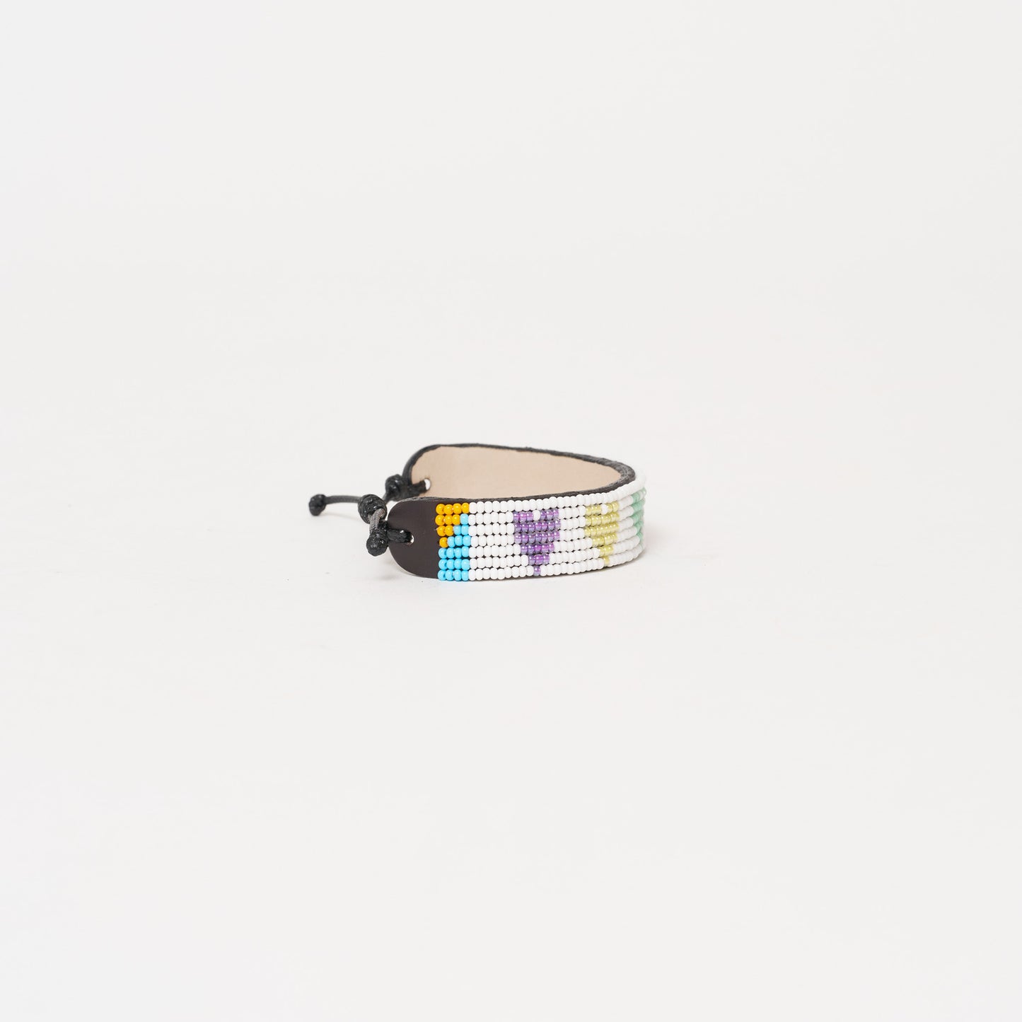 Mara Heart Bracelet - White/Electric Multi