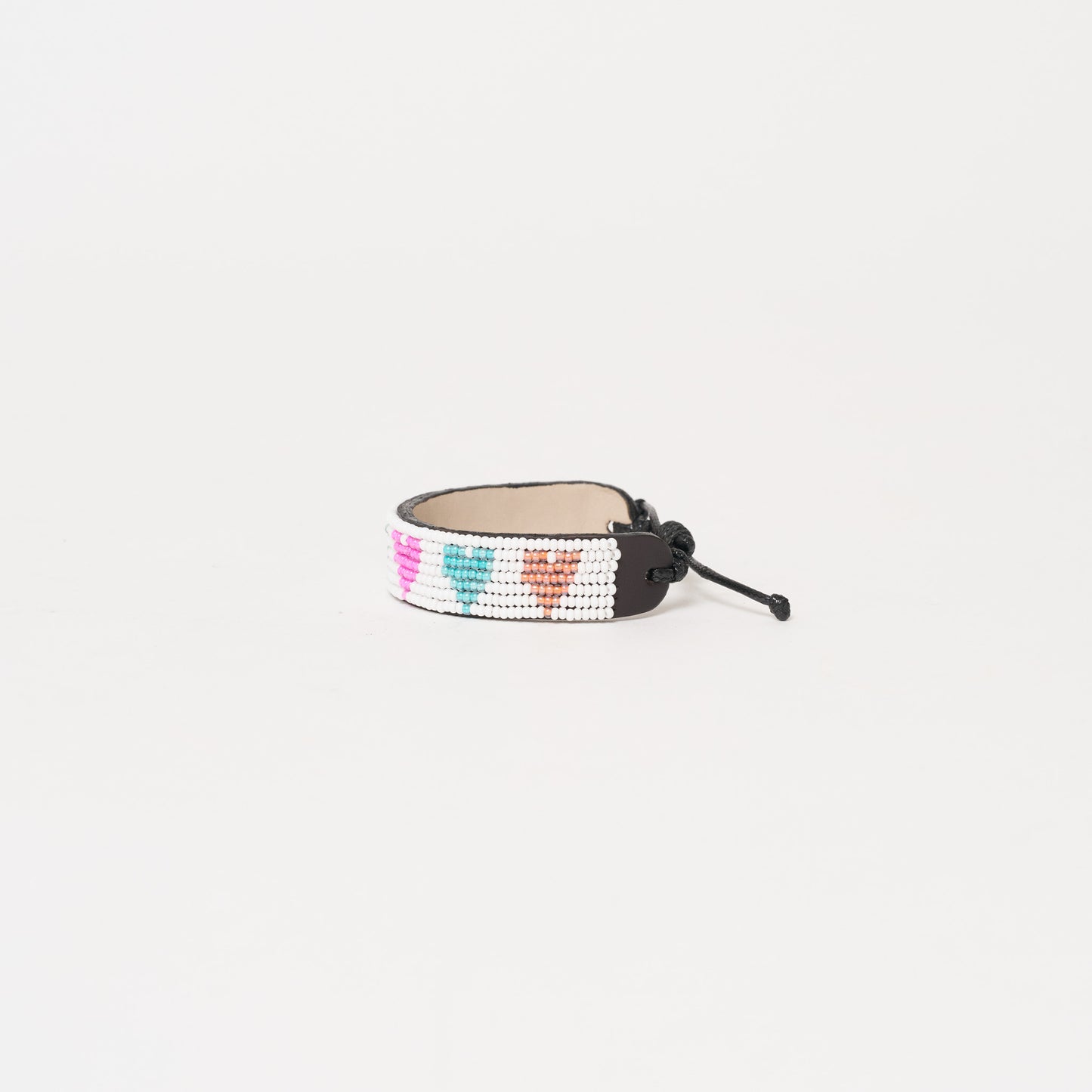 Mara Heart Bracelet - White/Electric Multi