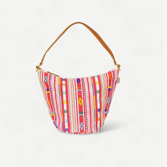 Pipa Bag - Fez Beaded Stripe