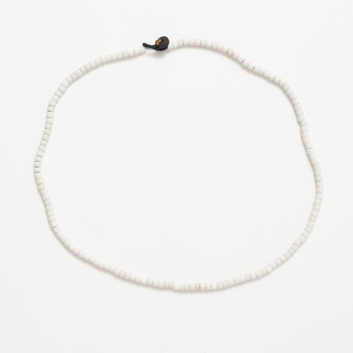 Single Strand Solid Necklace - White