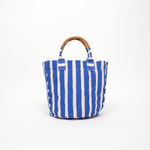 Brushstroke Weekender - Iris/Eggshell