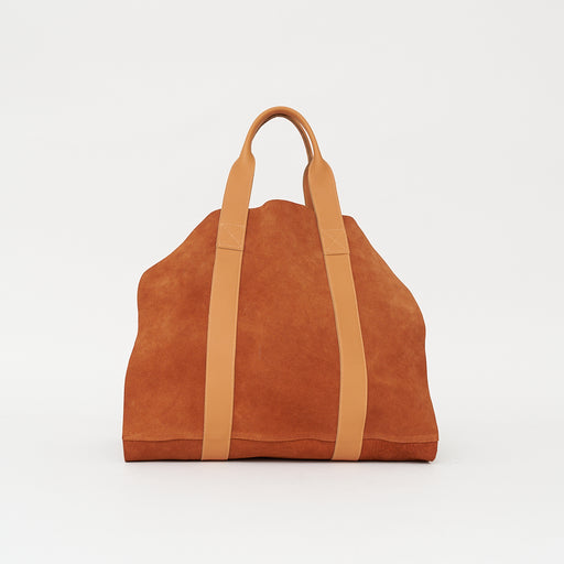 Leather Log Carrier lifestyle image