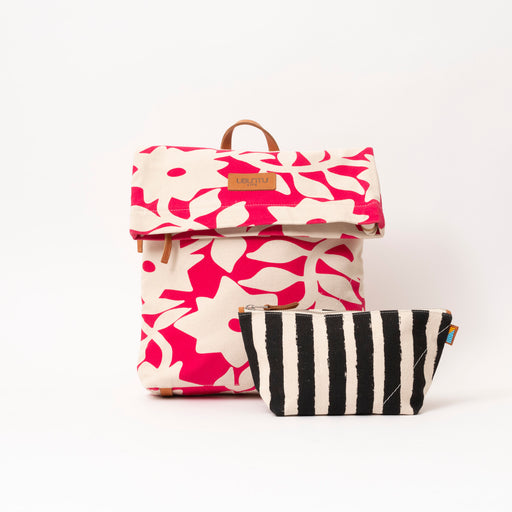 Large Pouch - Black Brushstroke lifestyle image