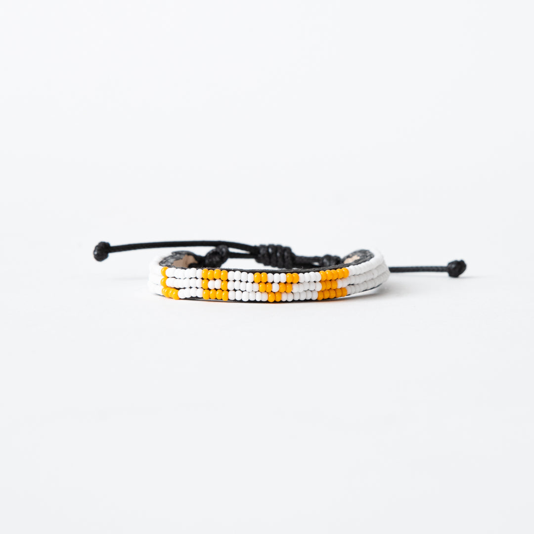 🎁 Skinny LOVE Bracelet - White/Orange (100% off)