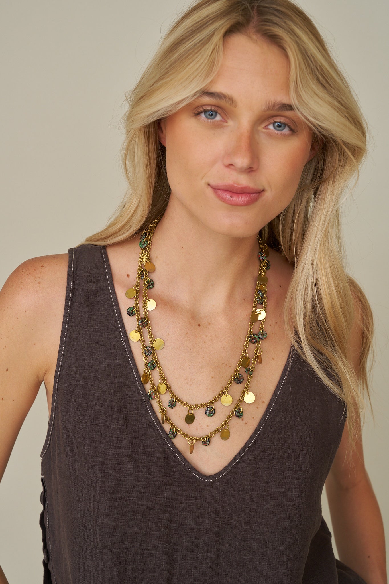 Confetti Charm Chain Necklace